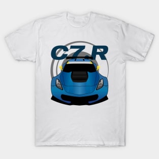 Vette Racecar Blue T-Shirt